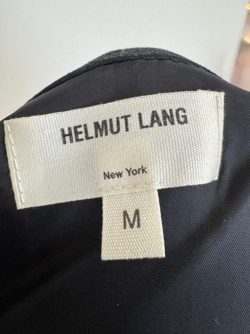 HELMUT LANG ブラック シープスキンカーディガン M