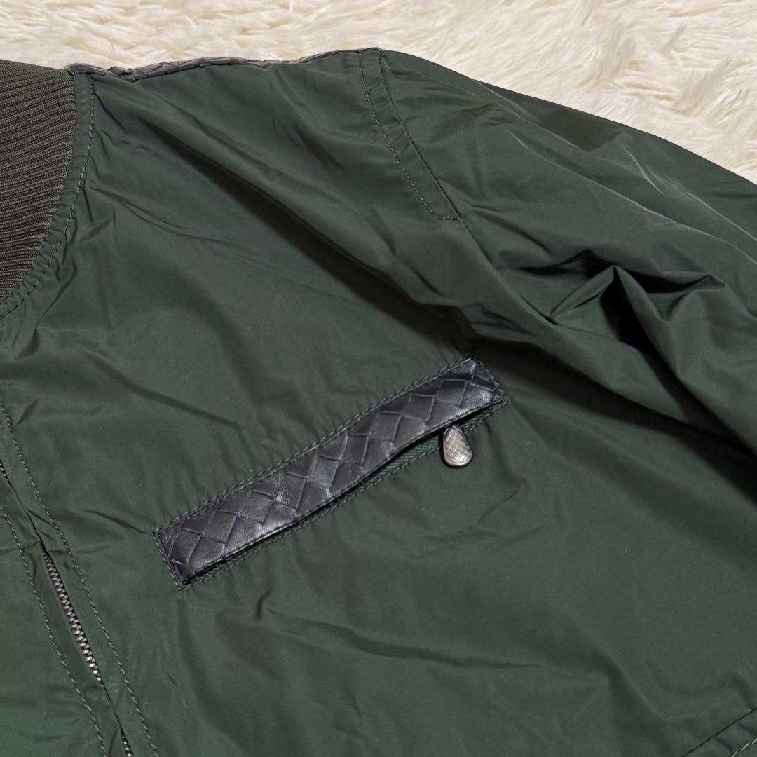 《良品》BOTTEGA VENETA ブルゾン グリーン 46 カジュアル