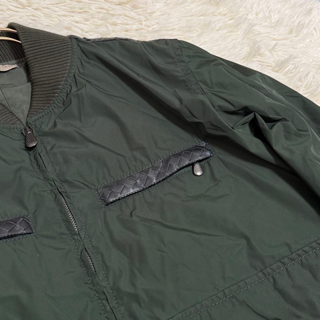《良品》BOTTEGA VENETA ブルゾン グリーン 46 カジュアル