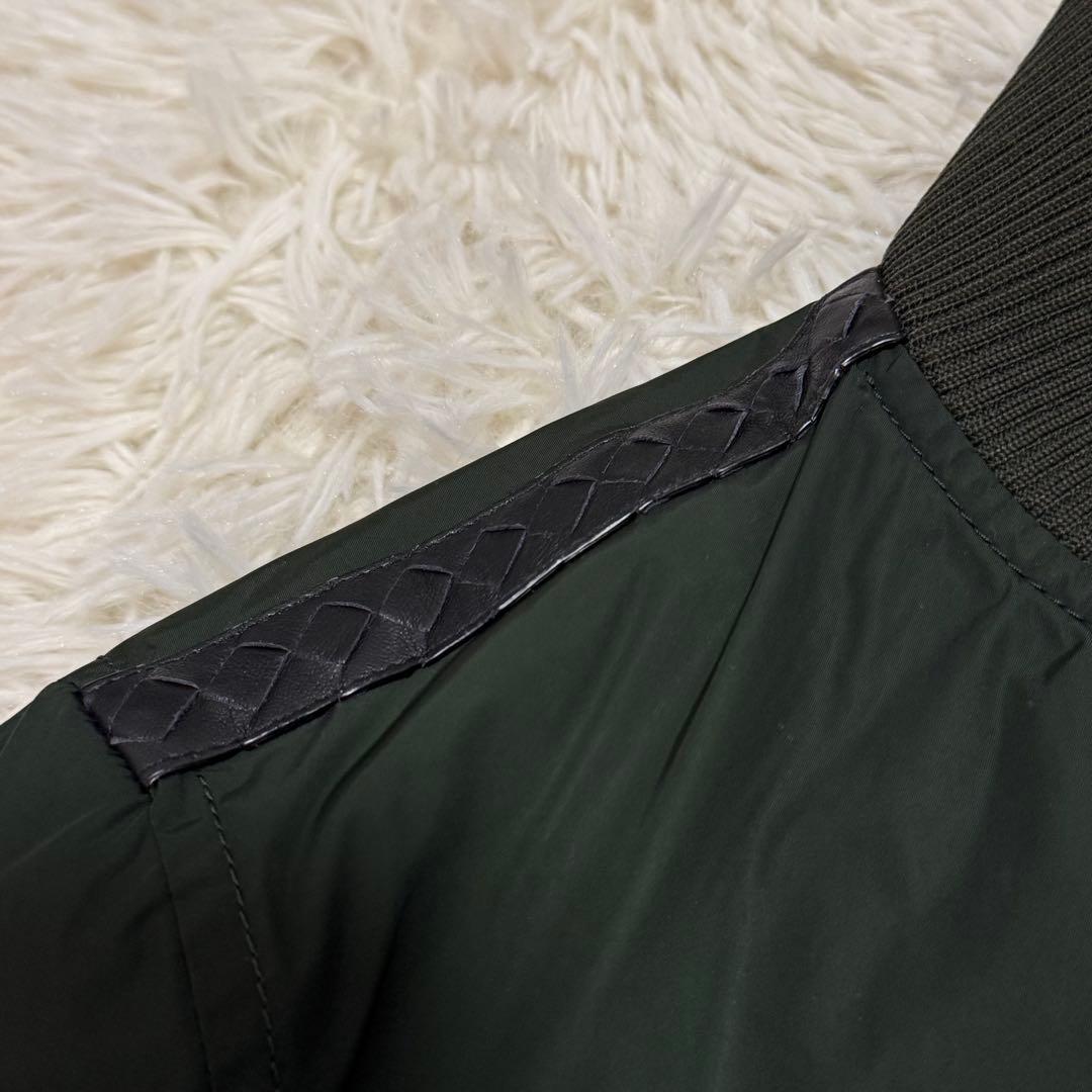 《良品》BOTTEGA VENETA ブルゾン グリーン 46 カジュアル