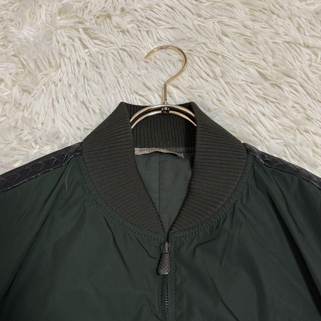 《良品》BOTTEGA VENETA ブルゾン グリーン 46 カジュアル