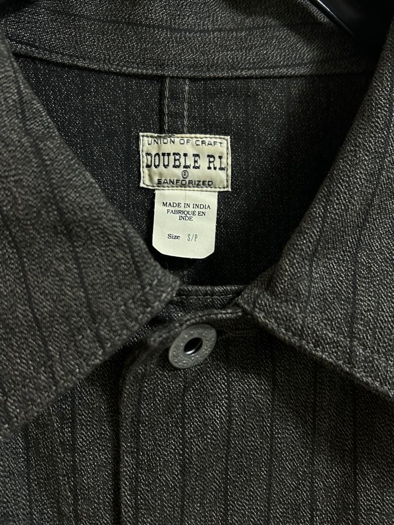 極美品 RRL ストライプド ジャスペ ツイル ジャケット S