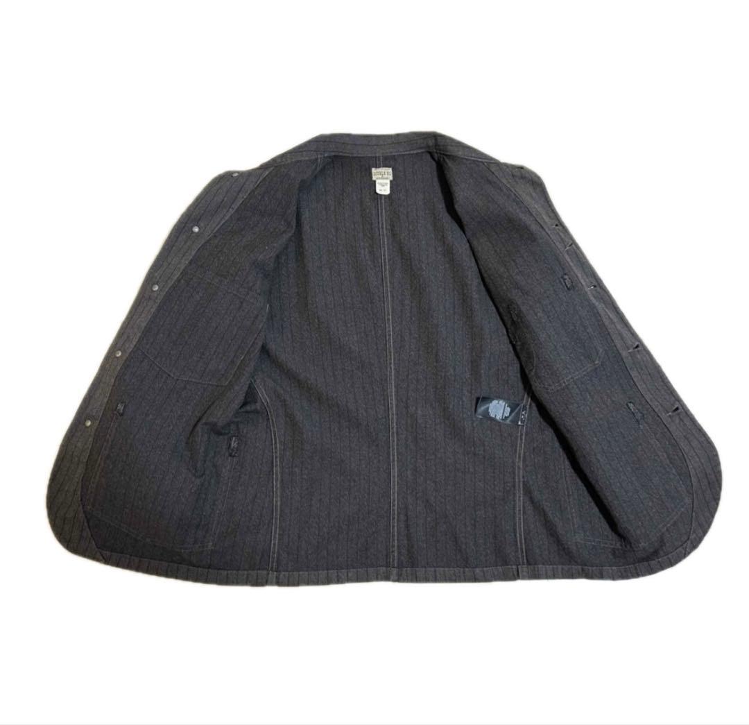 極美品 RRL ストライプド ジャスペ ツイル ジャケット S
