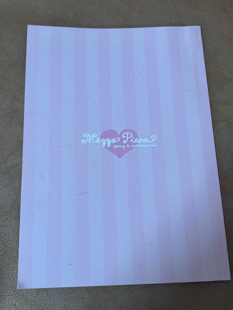 Mezzo Piano spring & summer 2005 カタログ希少