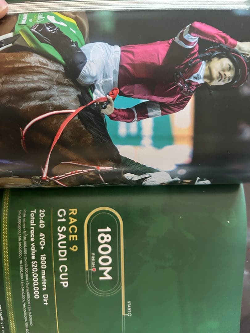 サウジカップ2026 公式プログラム 両日セット 新品 フォーエバーヤング