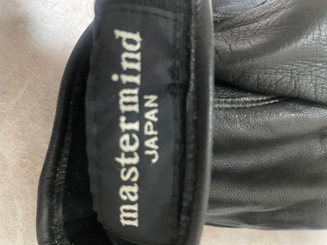 珍品　初期mastermind レザー皮手袋