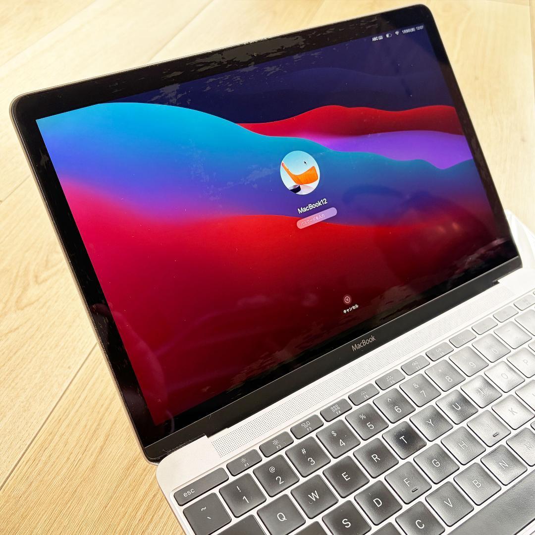 【ジャンク】MacBook12 2015 8GB/512GB USキー Sグレイ