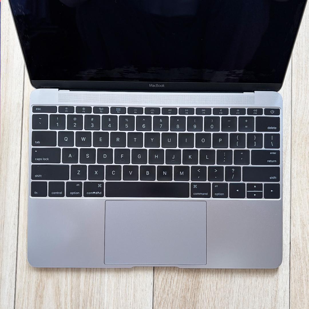 【ジャンク】MacBook12 2015 8GB/512GB USキー Sグレイ