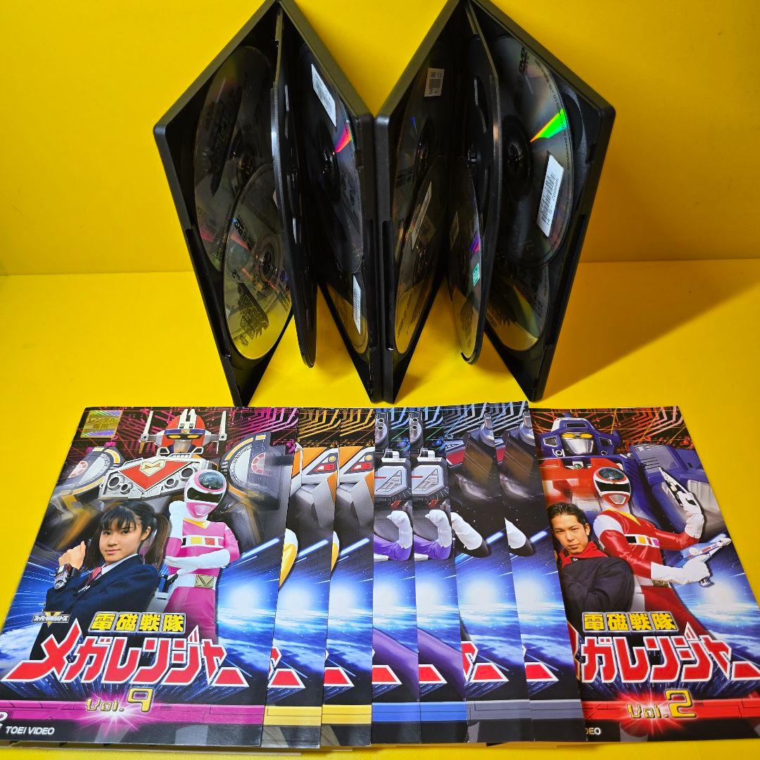 ※新品ケース交換済み　電磁戦隊メガレンジャー 　DVD 全10巻セット