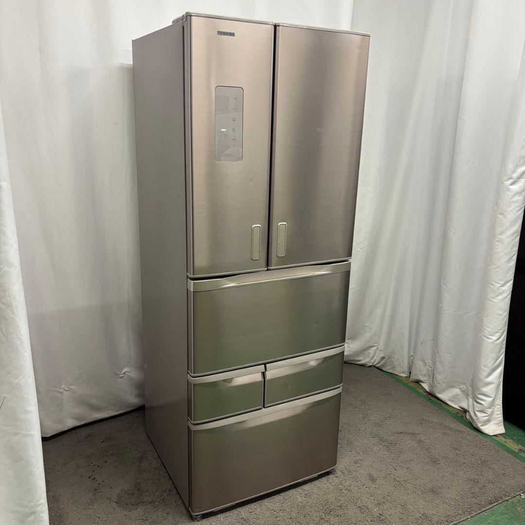 156冷蔵庫　500ℓ〜600ℓ　大型　東芝　安い　綺麗　フレンチドア　設置無料