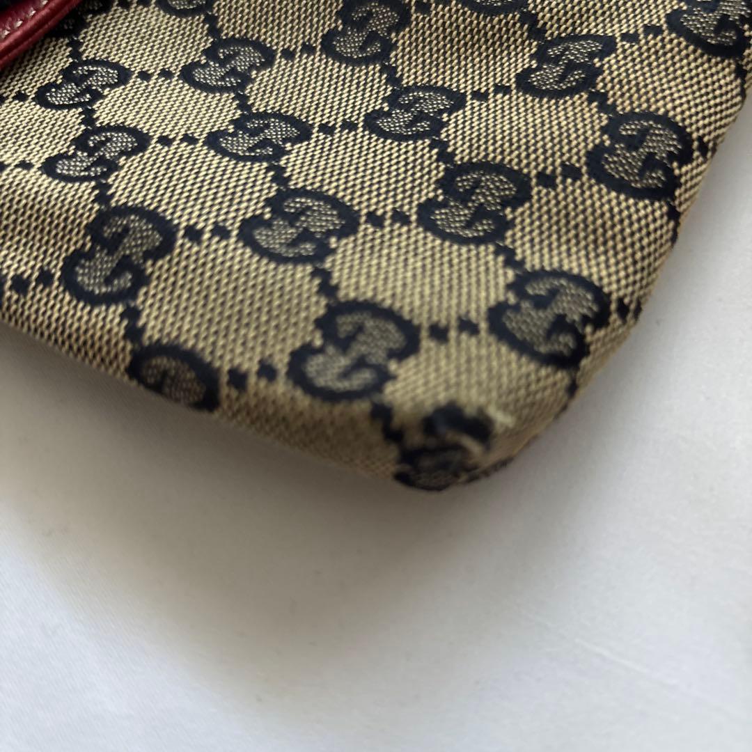 GUCCI GGキャンバス シェリーライン ウエストバッグ