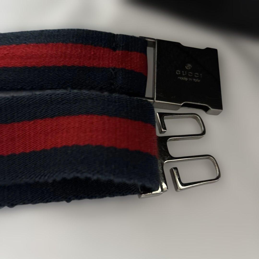 GUCCI GGキャンバス シェリーライン ウエストバッグ