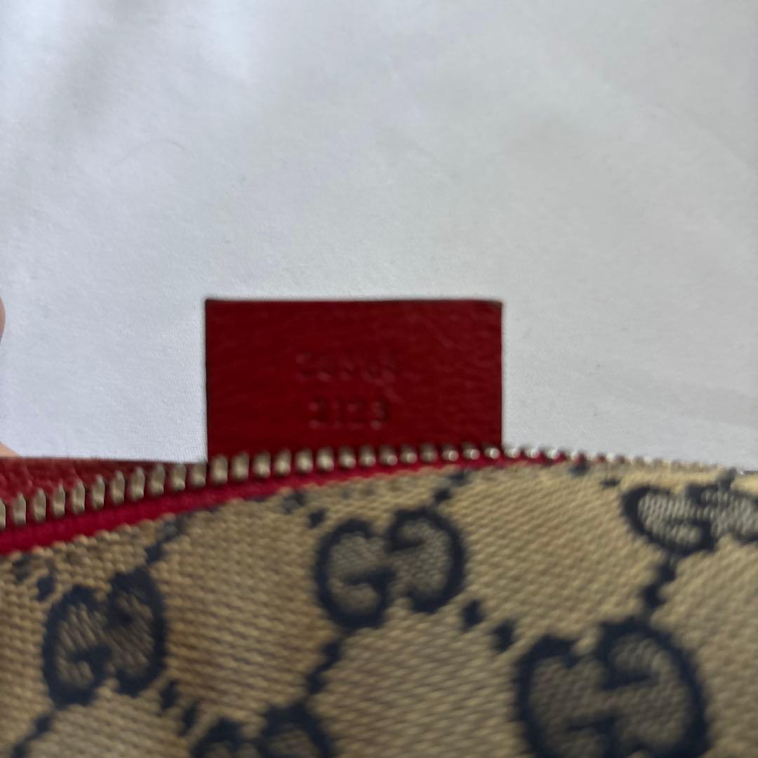 GUCCI GGキャンバス シェリーライン ウエストバッグ