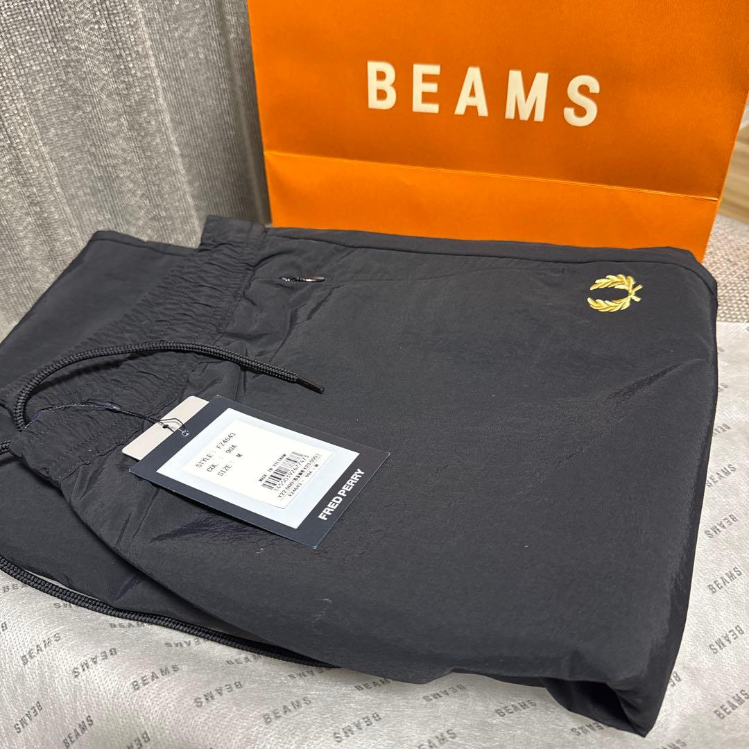 FRED PERRY BEAMS 別注 Mフレッドペリー　シェルパンツ