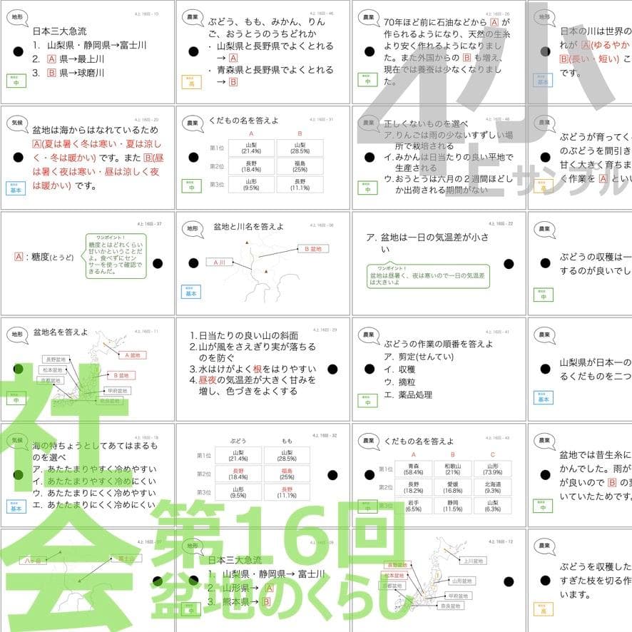 中学受験【4年上全セット 社会・理科 1-19回】組分けテスト対策 予習シリーズ