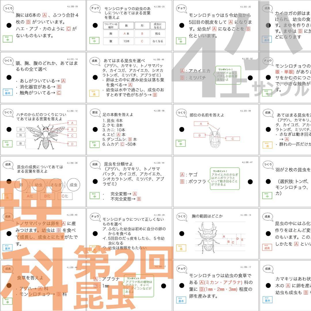 中学受験【4年上全セット 社会・理科 1-19回】組分けテスト対策 予習シリーズ