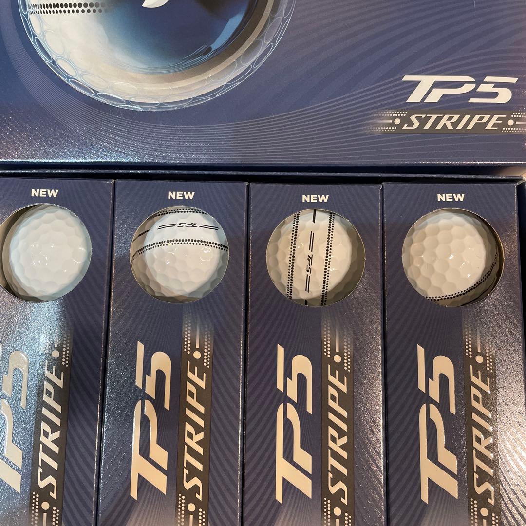 2月発売最新作TaylorMade TP5 STRIPEゴルフボール 12個入り