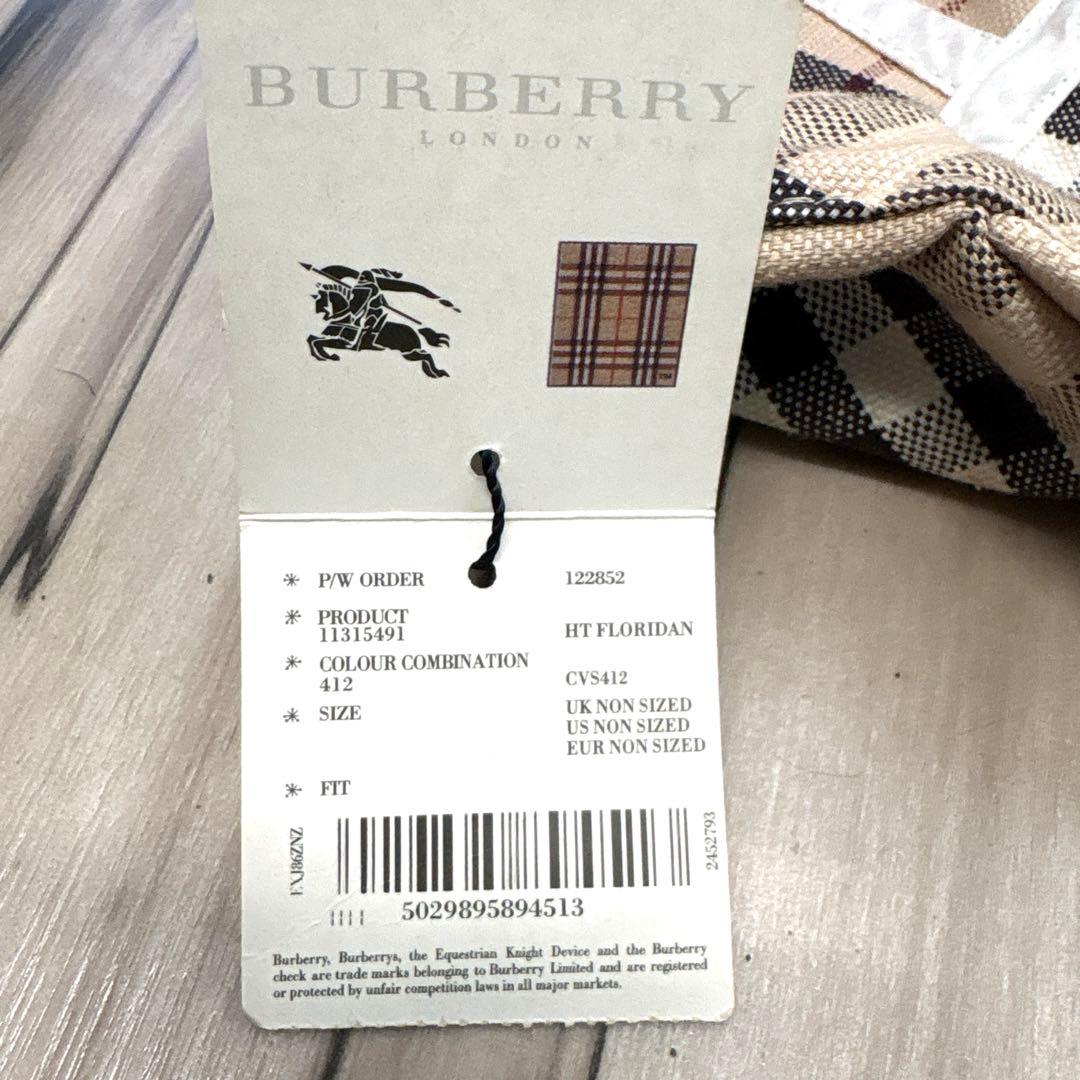 新品、未使用タグ付き　Burberry Londonキャップ　帽子