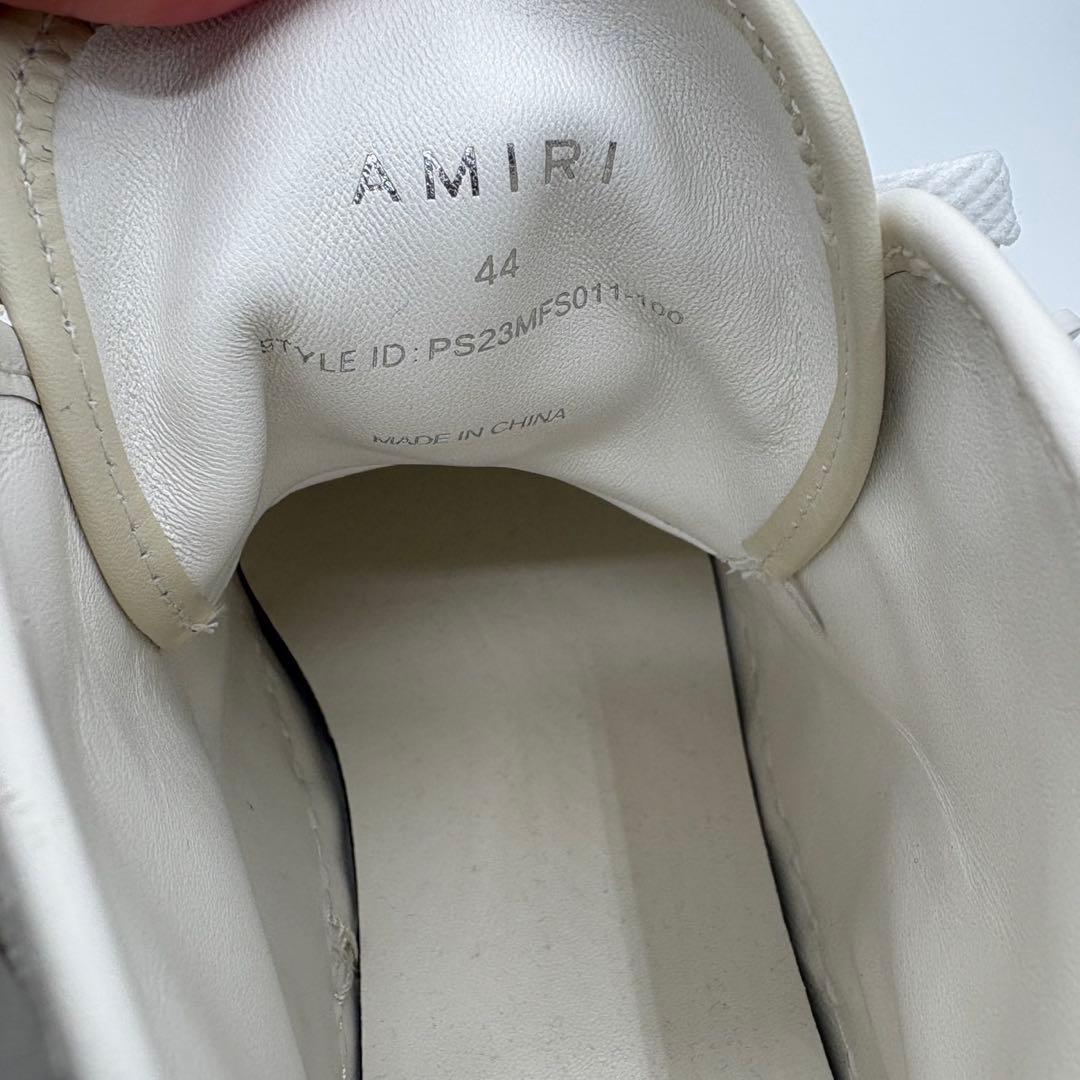 AMIRI StarsCourt High ハイカットスニーカー 44 ホワイト
