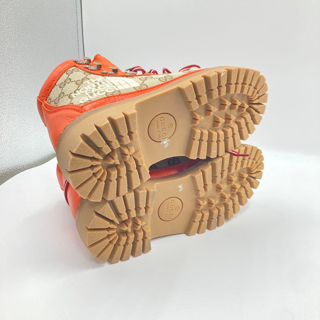 GUCCI × THE NORTH FACE トレッキングブーツ GG 34.5