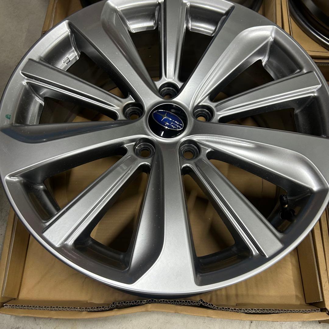 新車はずし18X7.5　スバル WRX S4 純正4本セット