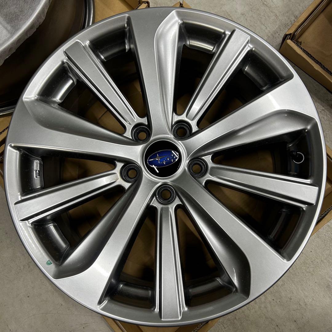 新車はずし18X7.5　スバル WRX S4 純正4本セット