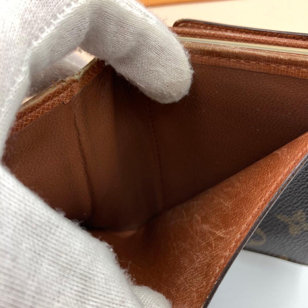 ！美品！　ルイヴィトン　折り財布　モノグラム　がま口　38A