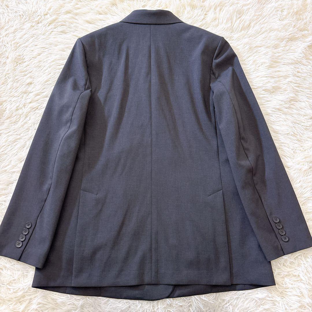UNIQLO C ユニクロ 感動ジャケット ダブルジャケット M ダークグレー