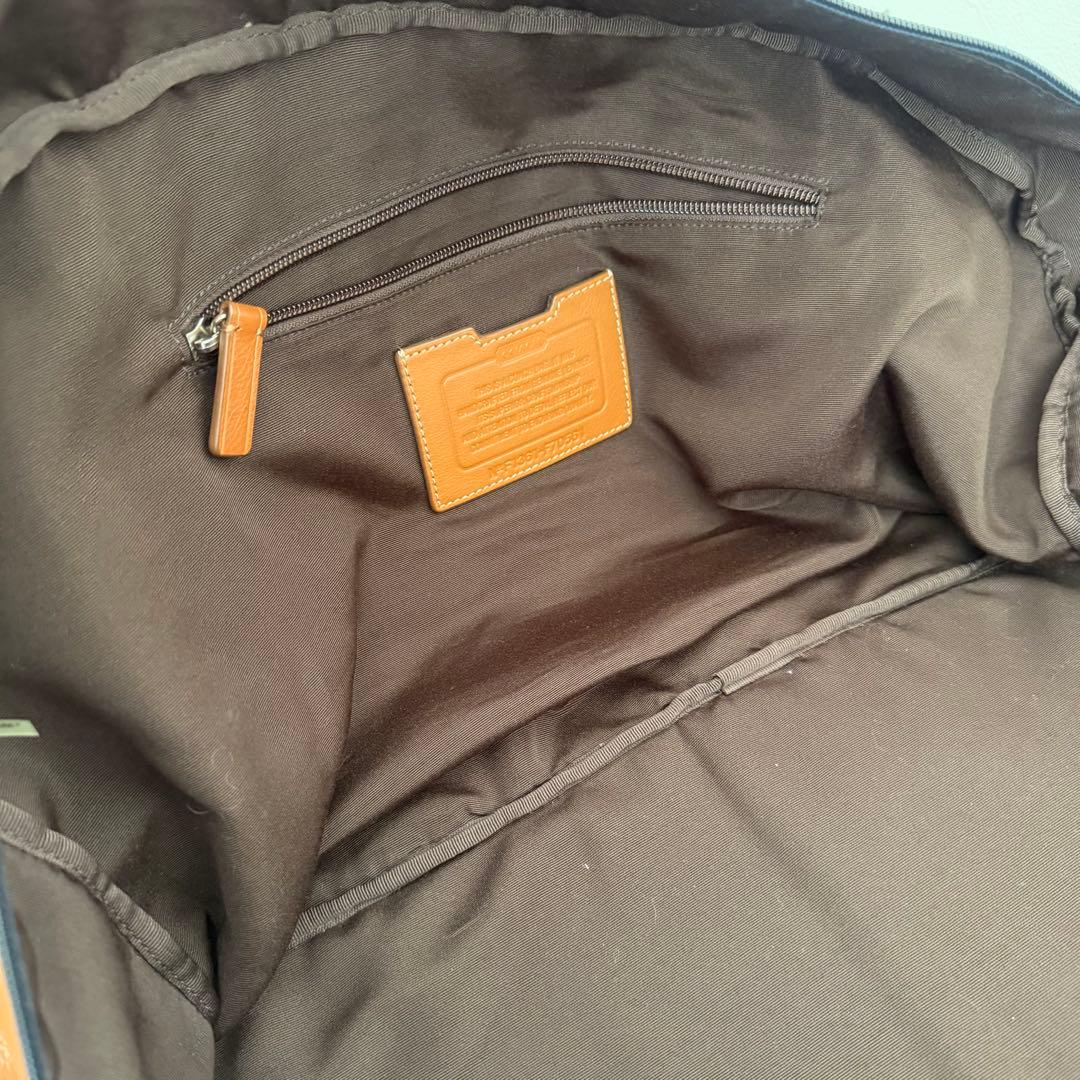 COACH キャメル 2wayボストンバッグ