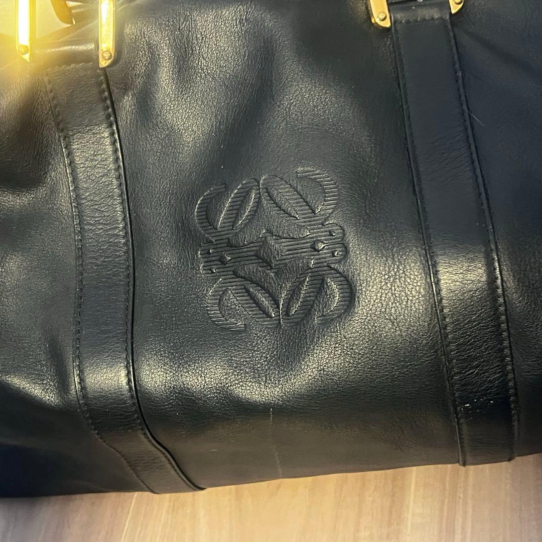 LOEWE ロエベ アマソナ50 アナグラム ボストンバッグ トラベル 2way