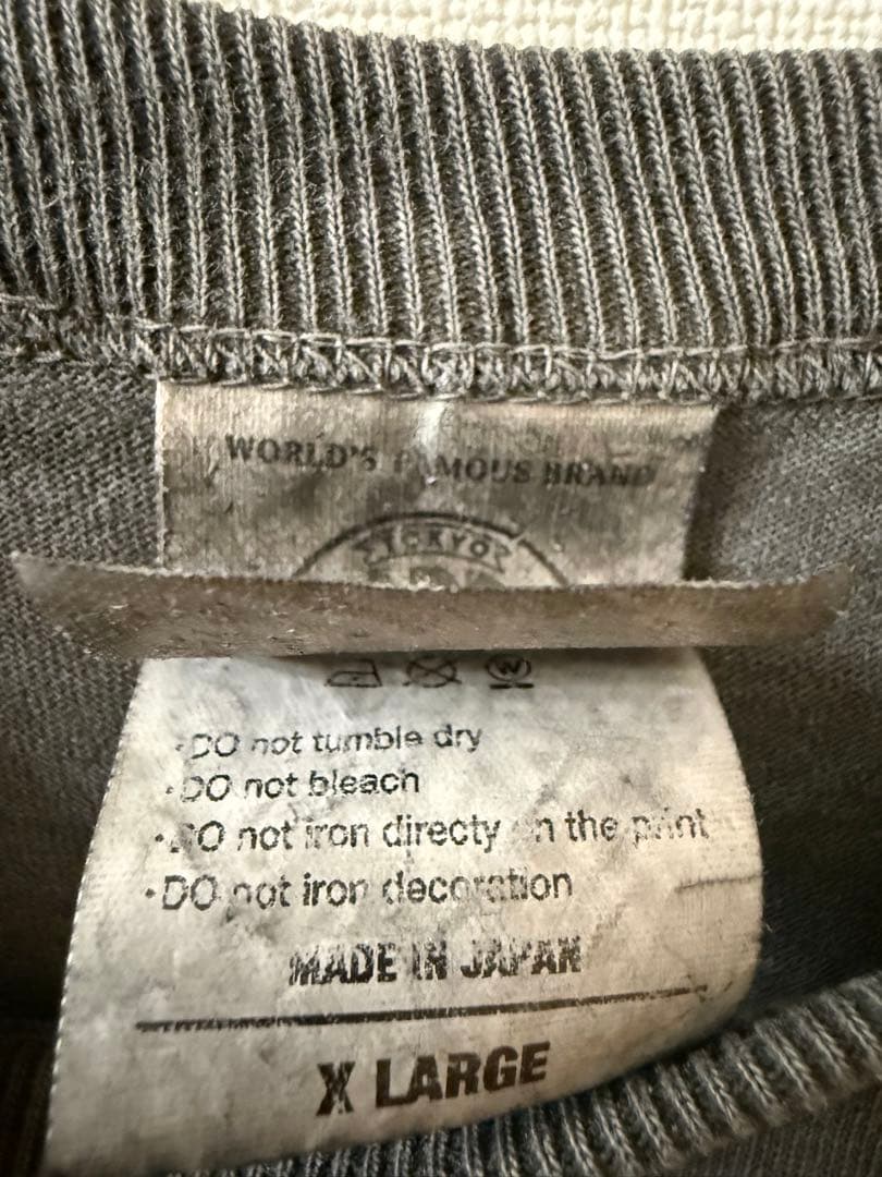Bounty Hunter ビッグシルエットTシャツ グレー　XL 大きめ