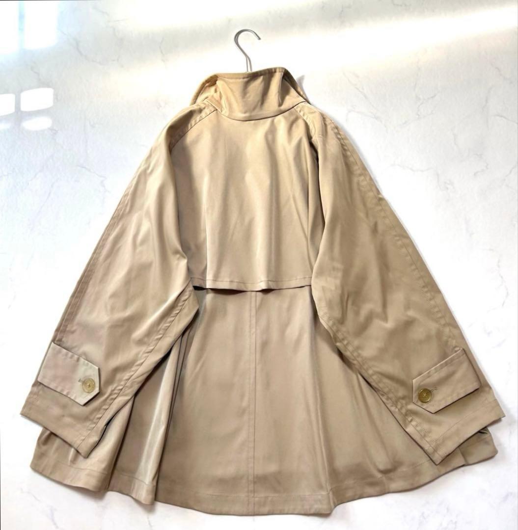 美品 アダムエロペ フレアー ミドル トレンチコート定価 2.9千円 完売品