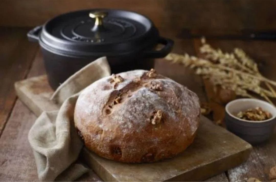 ミトン付❣️ STAUB ストウブ シャロー ココット 26cm ブラック 両手鍋