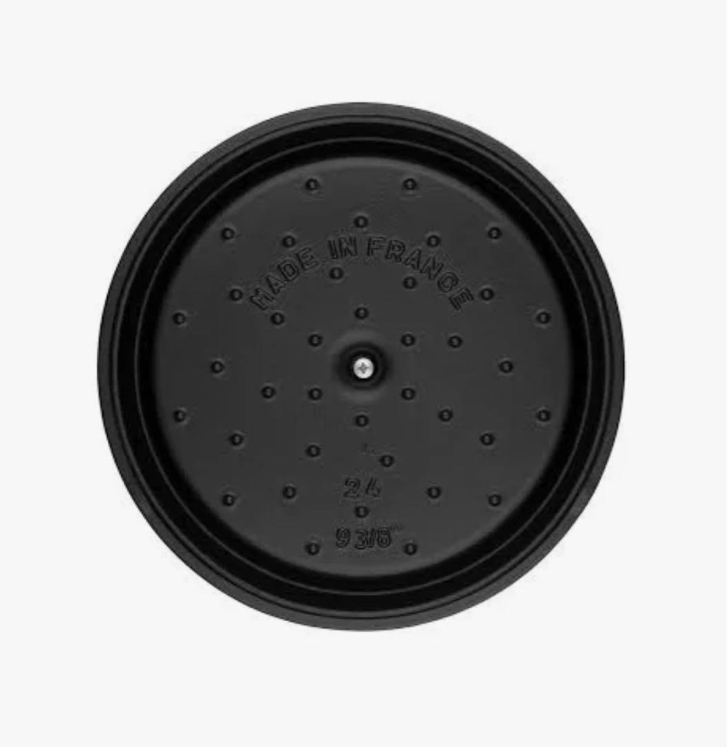 ミトン付❣️ STAUB ストウブ シャロー ココット 26cm ブラック 両手鍋
