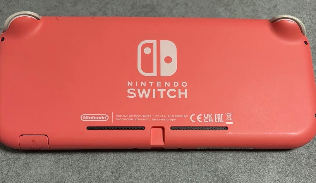 Nintendo SwitchLight コーラルピンク ジャンク品
