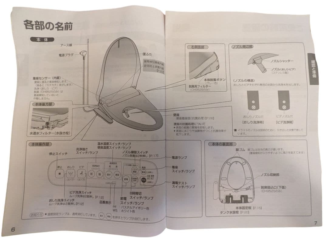 Panasonic ウォシュレット 便座 CH951S