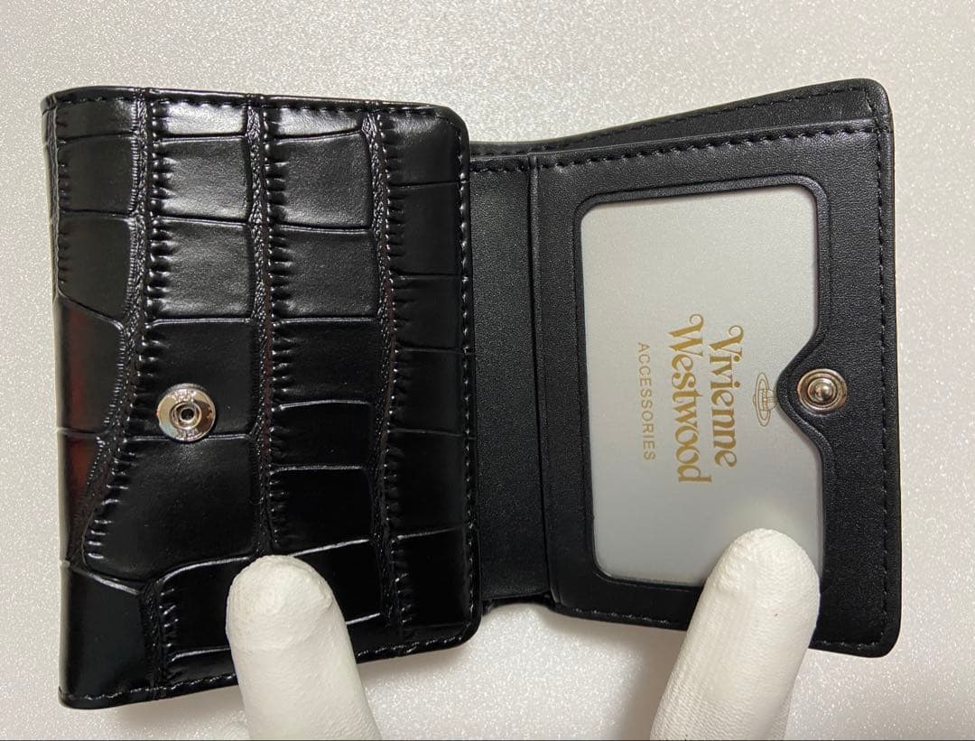 【新品未使用】Vivienne Westwood 三つ折り財布 ブラック