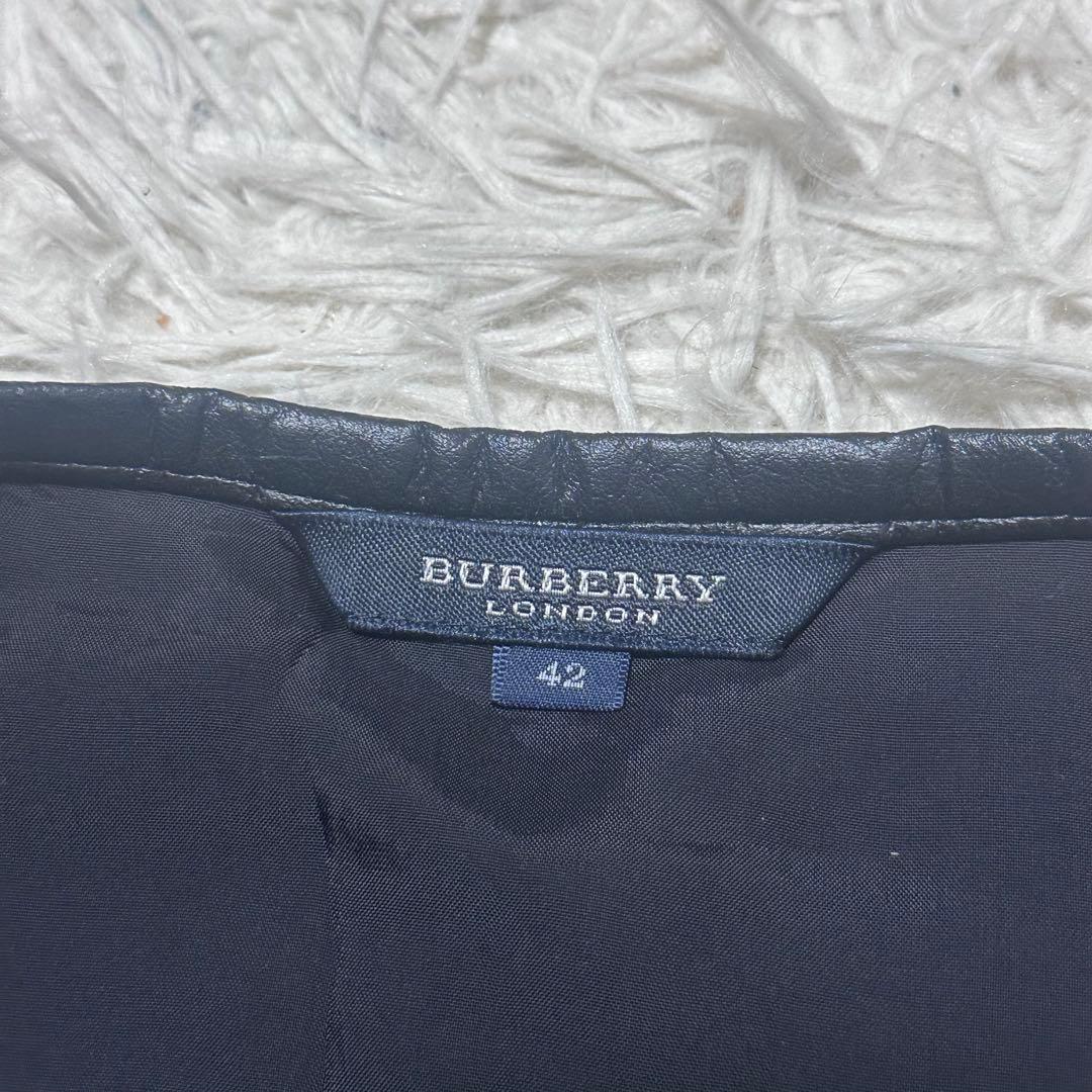 BURBERRY LONDON XL 大きいサイズ ブラックチェック スカート