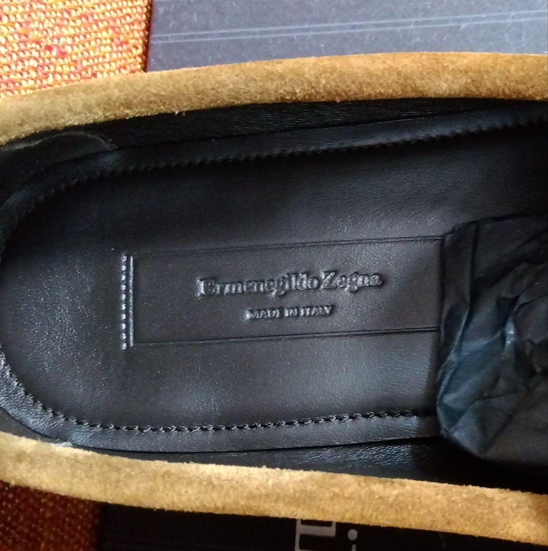 ゼニア　ZEGNA ローファー　ベージュ系　EU7 新品未使用