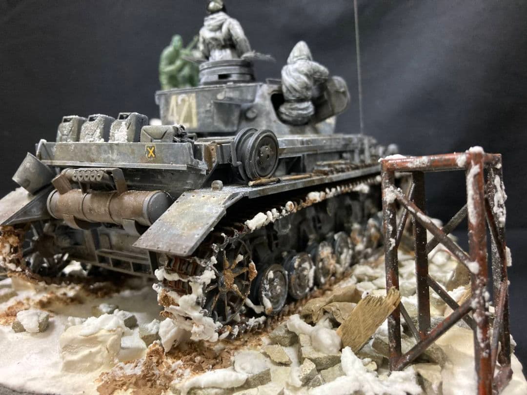 ドイツIV号戦車　スターリングラード　戦車　ジオラマ