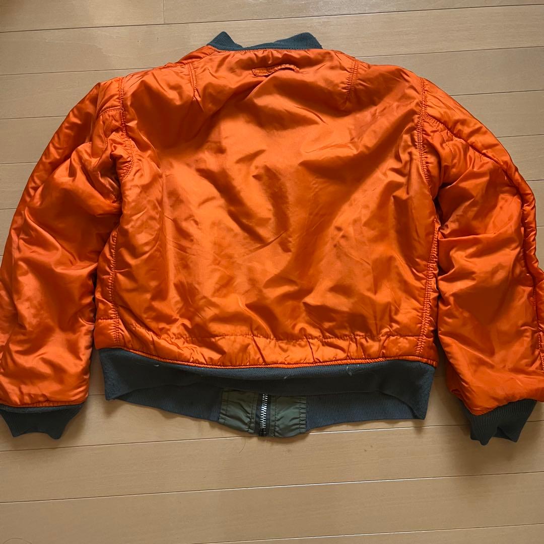 80s USA製 アルファ MA1 flight bomber jacket