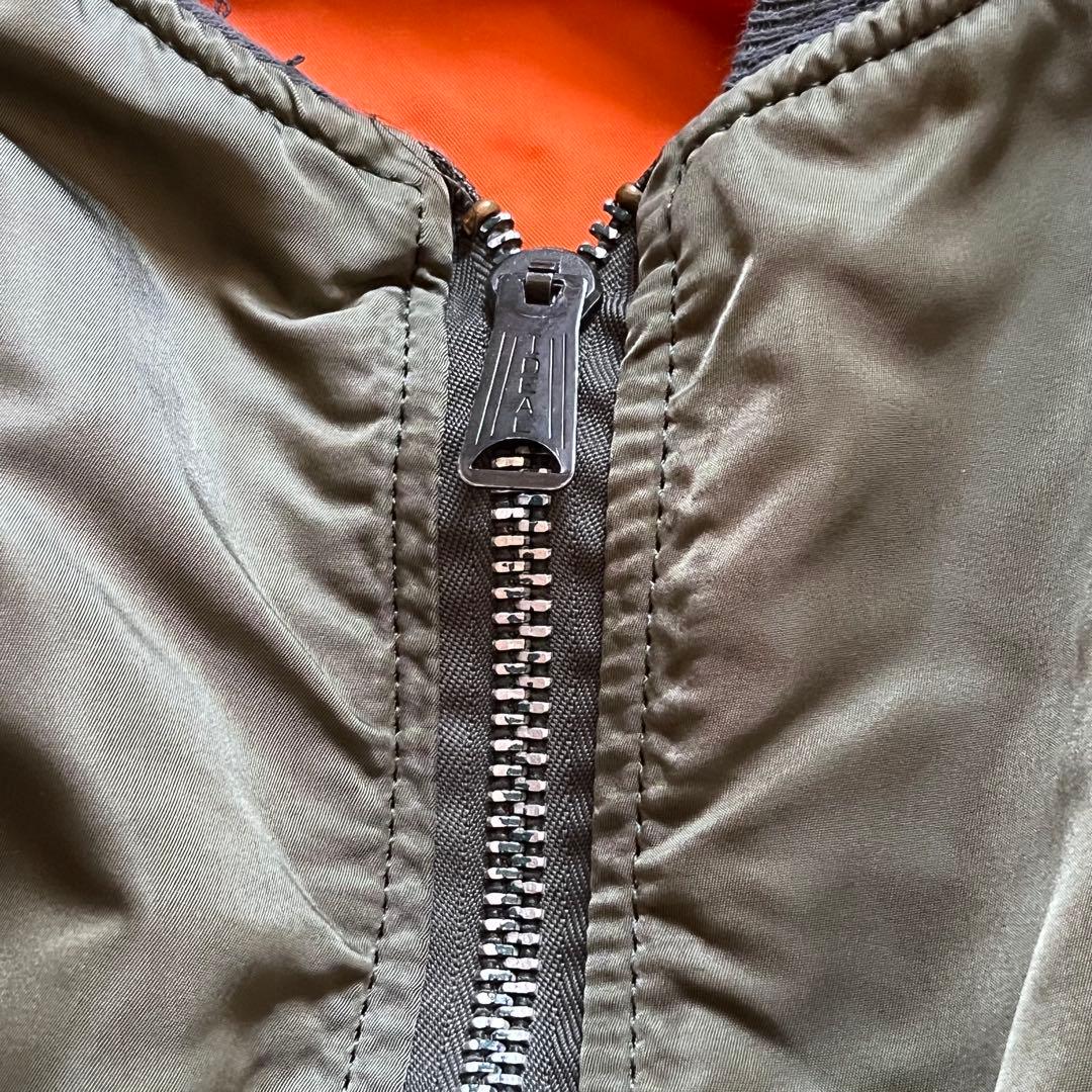 80s USA製 アルファ MA1 flight bomber jacket