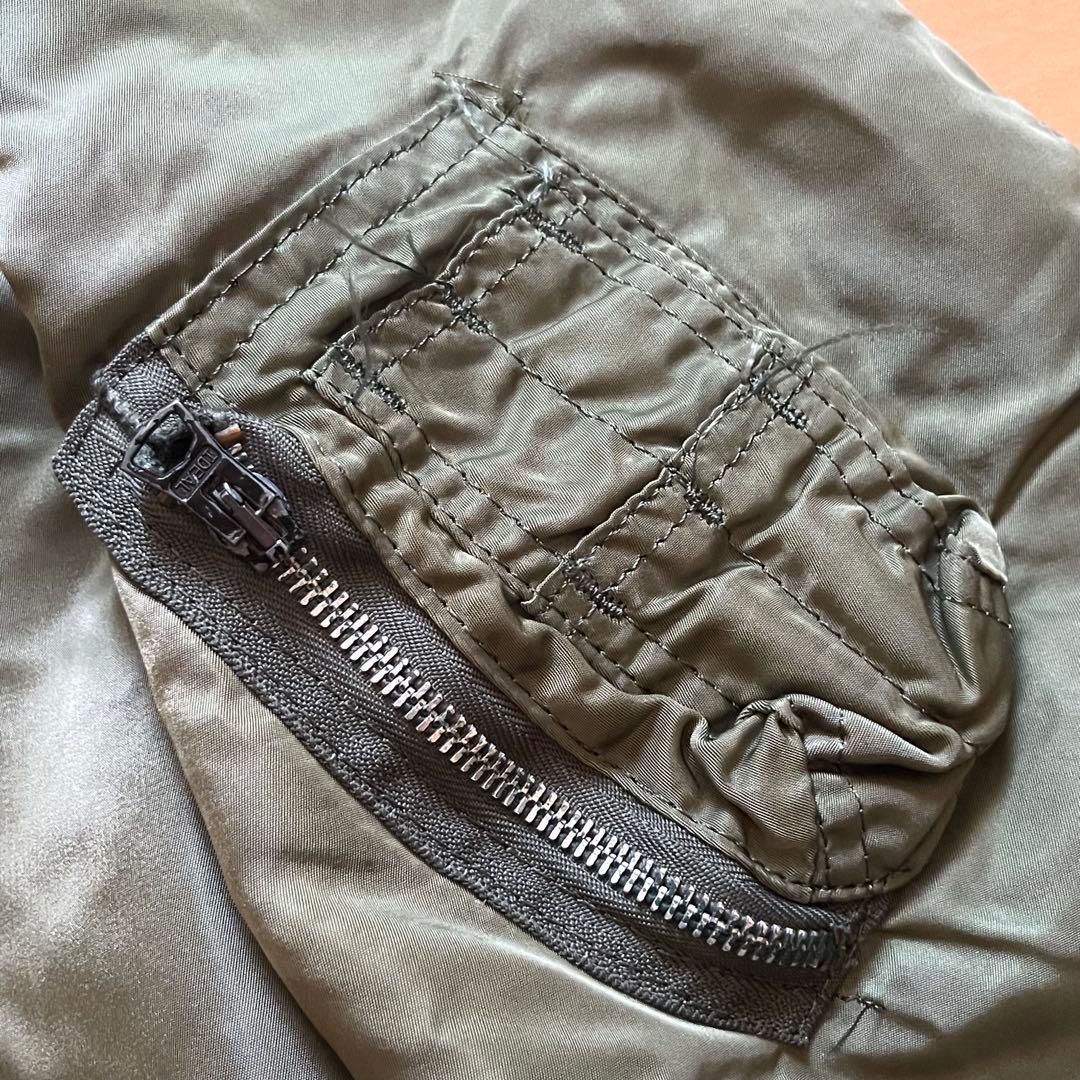 80s USA製 アルファ MA1 flight bomber jacket