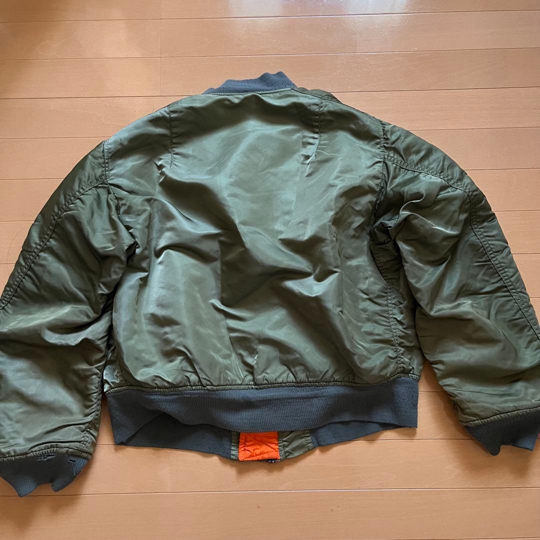 80s USA製 アルファ MA1 flight bomber jacket