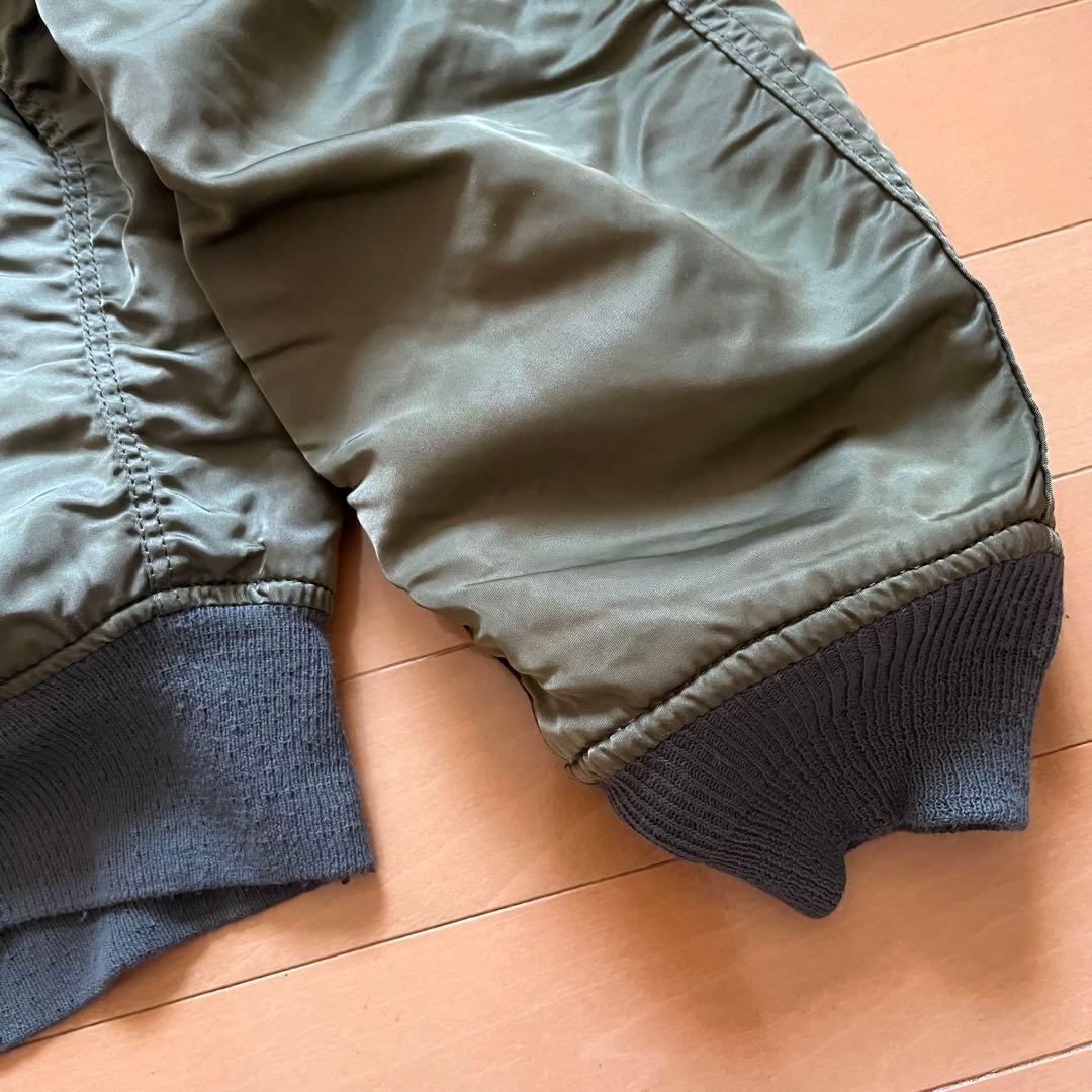 80s USA製 アルファ MA1 flight bomber jacket