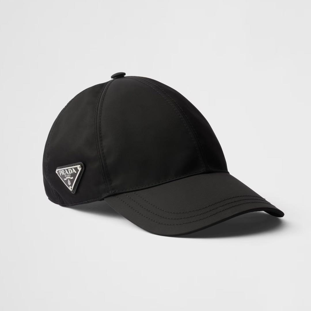 PRADA Re-Nylon ベースボールキャップブラック Mサイズ