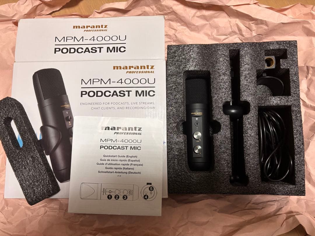 marantz MPM-4000U ポッドキャストマイク