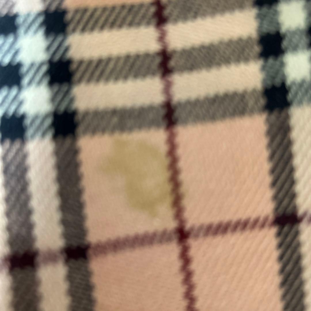 フ*p様 希少Burberryブルーレーベル　ピンク色ノバチェック柄トレンチコー