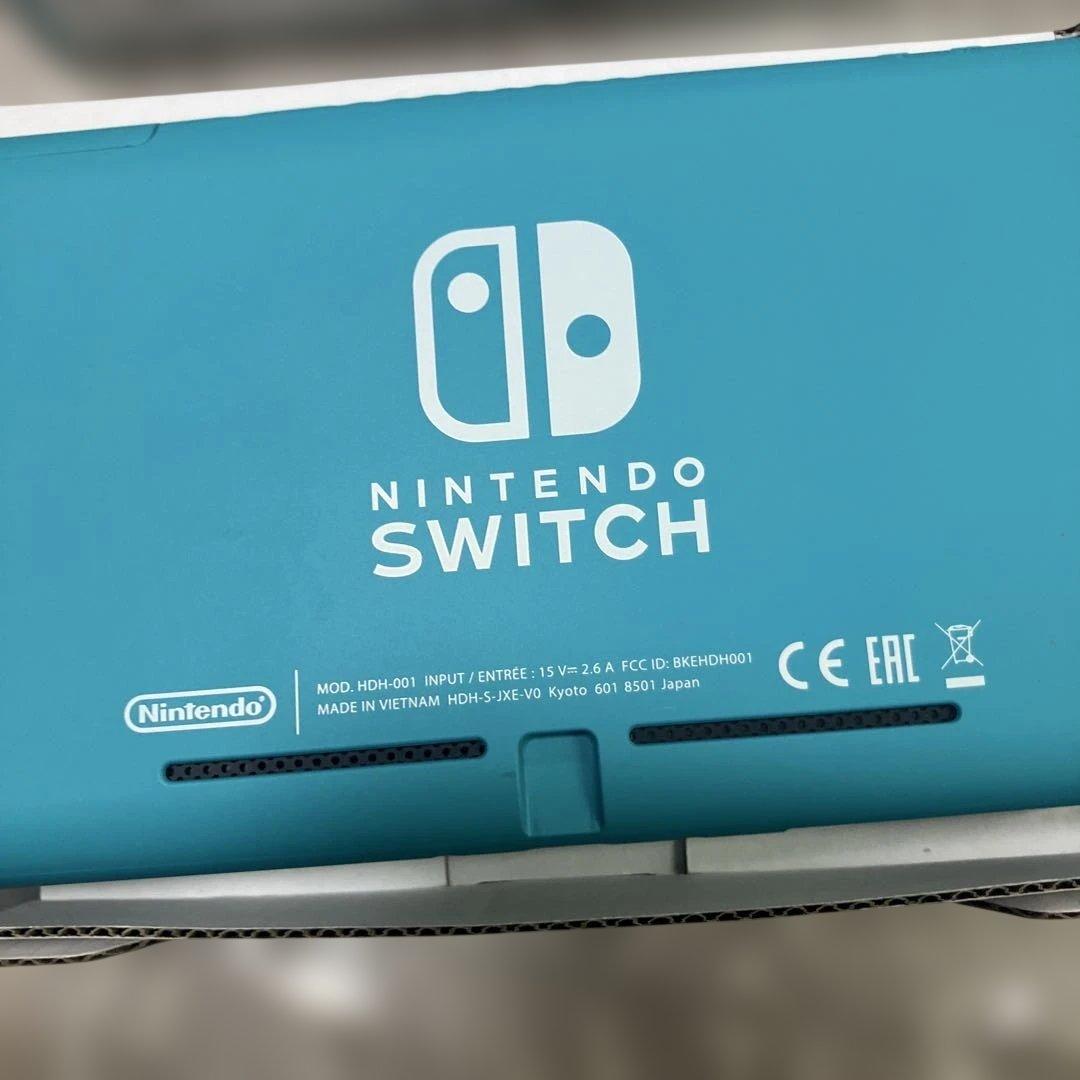 Nintendo Switch Lite ターコイズ 本体+アダプター+箱