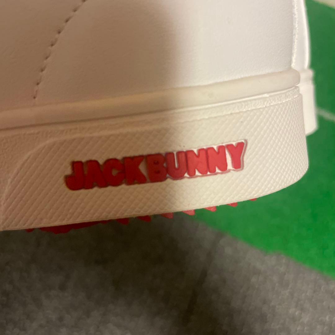 新品未使用JACK BUNNY ATHL ゴルフシューズ ホワイト　23.5cm